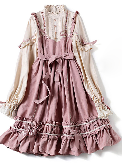 Elegant Bowknot Classic Lolita Long Sleeve Dress