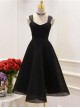 Retro Hepburn Style Elegant Classic Lolita Sling Dress