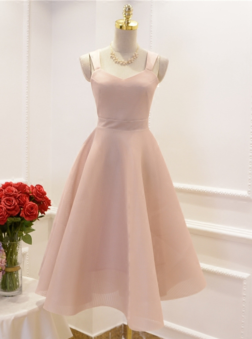 Retro Hepburn Style Elegant Classic Lolita Sling Dress