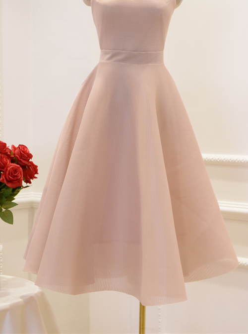 Retro Hepburn Style Elegant Classic Lolita Sling Dress