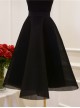 Retro Hepburn Style Elegant Classic Lolita Sling Dress