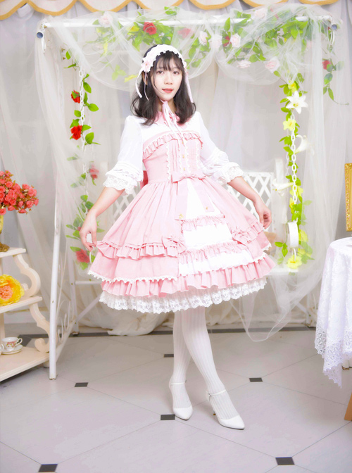 Sleepwalking Fairy Tale Series Classic Lolita Half Sleeve Dress