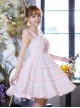 Pink Cute Flounced Sweet Lolita Sleeveless Dress