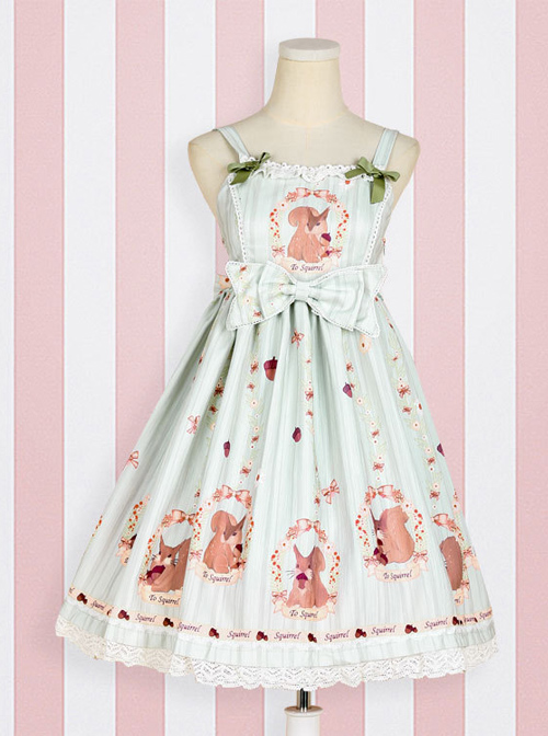 Pine Forest Monogatari Series Classic Lolita Sling Dress