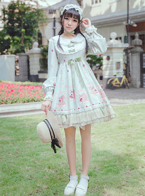 Pine Forest Monogatari Series Classic Lolita Sling Dress