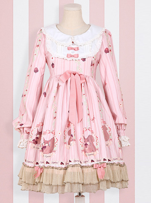 Pine Forest Monogatari Series Classic Lolita Sling Dress