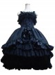 Gorgeous Lace Bind Strap Gothic Lolita Sling Dress