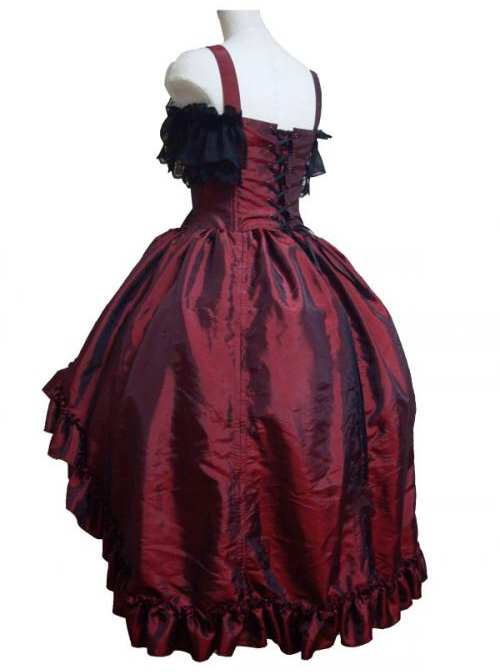 Gorgeous Lace Bind Strap Gothic Lolita Sling Dress