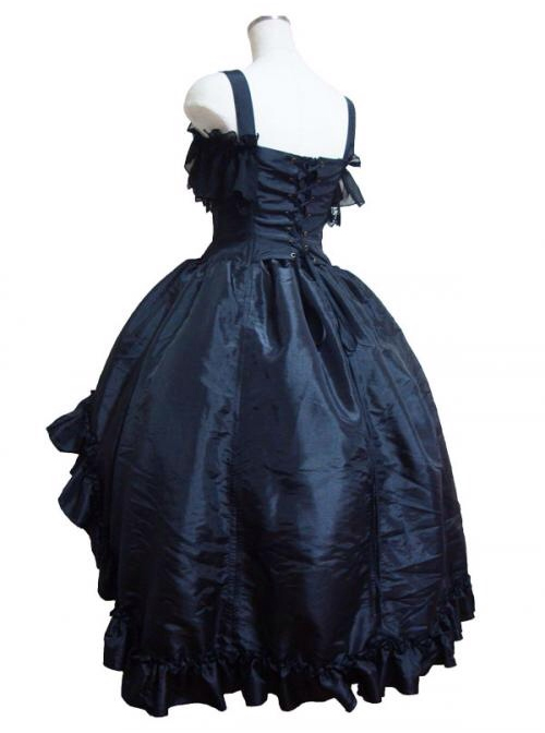 Gorgeous Lace Bind Strap Gothic Lolita Sling Dress