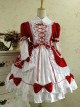 Bowknot Slim Gothic Lolita Short Sleeve Dress