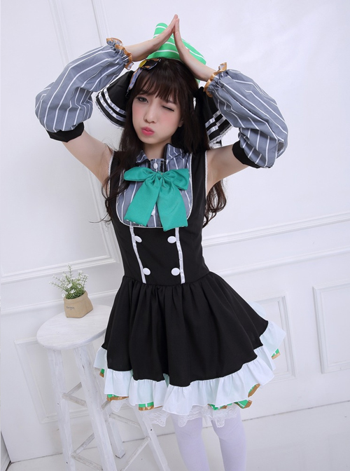 LOVE LIVE! Ayase Eli Cosplay Costume Sweet Lolita Sleeveless Dress