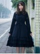 Morning's Aurora Series Pure Cotton Classic Lolita Long Sleeve Dress