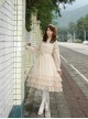 Morning's Aurora Series Pure Cotton Classic Lolita Long Sleeve Dress