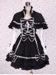 Black Bowknot Sweet Lolita Long Sleeve Dress