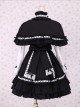 Black Bowknot Sweet Lolita Long Sleeve Dress