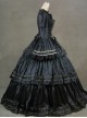 Victorian Style Gothic Lolita Prom Long Sleeve Dress