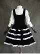 Black Velvet Classic Lolita Sleeveless Dress