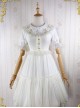 Iridescent Sugar's Dream Series Ruffles Sweet Lolita Flying Sleeve Dress