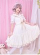 Iridescent Sugar's Dream Series Ruffles Sweet Lolita Flying Sleeve Dress