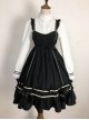 Black Elegant Bowknot Classic Lolita Sling Dress