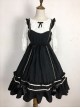 Black Elegant Bowknot Classic Lolita Sling Dress