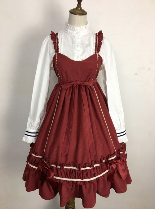 Black Elegant Bowknot Classic Lolita Sling Dress