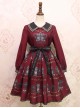 Lapel Owl Pattern Classic Lolita Long Sleeve Dress