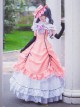 Black Butler Ciel Phantomhive Cosplay Costume Lolita Pink Dress