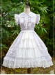 Pure Color Chiffon Lace Classic Lolita Sleeveless Dress