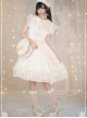 Pure Color Chiffon Lace Classic Lolita Sleeveless Dress