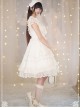 Pure Color Chiffon Lace Classic Lolita Sleeveless Dress