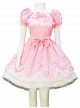Pink Short Sleeves Sweet Bow Lolita Dress
