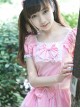 Pink Short Sleeves Sweet Bow Lolita Dress