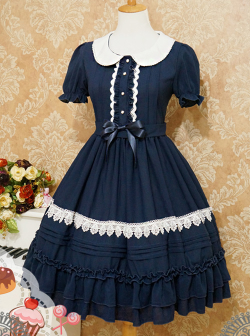 Profiteroles Series Doll Collar Short Sleeve Sweet Lolita Dress