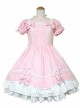 Cute Bowknot Short Sleeve Sweet Lolita Dress