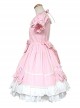 Cute Bowknot Short Sleeve Sweet Lolita Dress