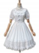 Chiffon Short Sleeves Bowknot Classic Lolita Dress