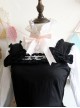 Black Cute Bowknot Slim Classic Lolita Sling Dress