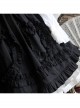Black Cute Bowknot Slim Classic Lolita Sling Dress