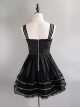 Sexy High Waist Gothic Lolita Sling Dress