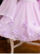 Purple Chiffon Sweet Lolita Long Sleeve Dress