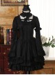 Black Long Sleeves Lace Gothic Lolita Dress