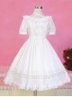 Pure Color Short Sleeves Classic Lolita Dress