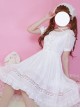 Pure Color Short Sleeves Classic Lolita Dress