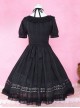 Pure Color Short Sleeves Classic Lolita Dress