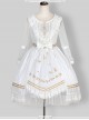 Puff Sleeve Bowknot Ruffles Classic Lolita Dress