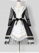 Puff Sleeve Bowknot Ruffles Classic Lolita Dress