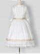 Puff Sleeve Bowknot Ruffles Classic Lolita Dress