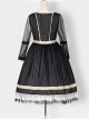 Puff Sleeve Bowknot Ruffles Classic Lolita Dress