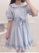 Cute Ruffles Doll Collar Short Sleeves Classic Lolita Dress